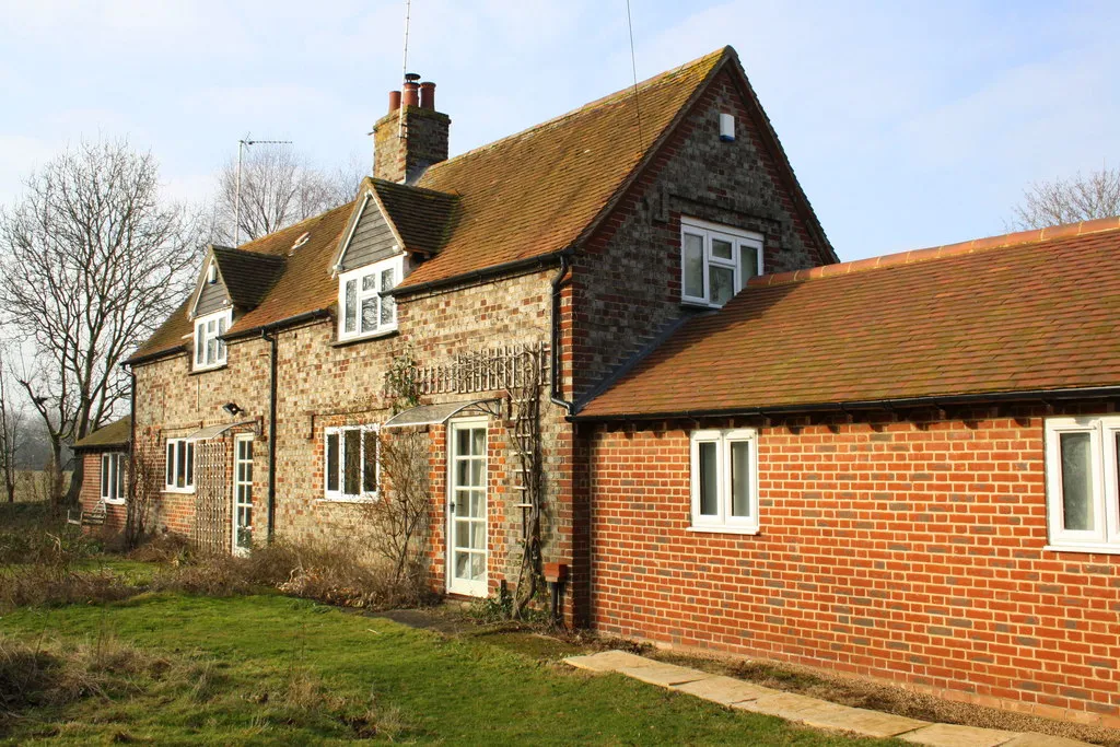 Photo showing a small extension on a house as part of a home renoavtion.