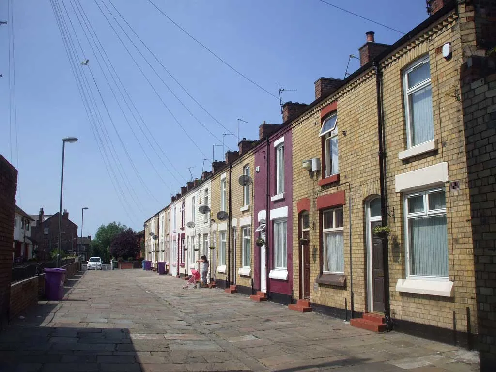 Photo showing cheap houses for sale in Liverpool, England