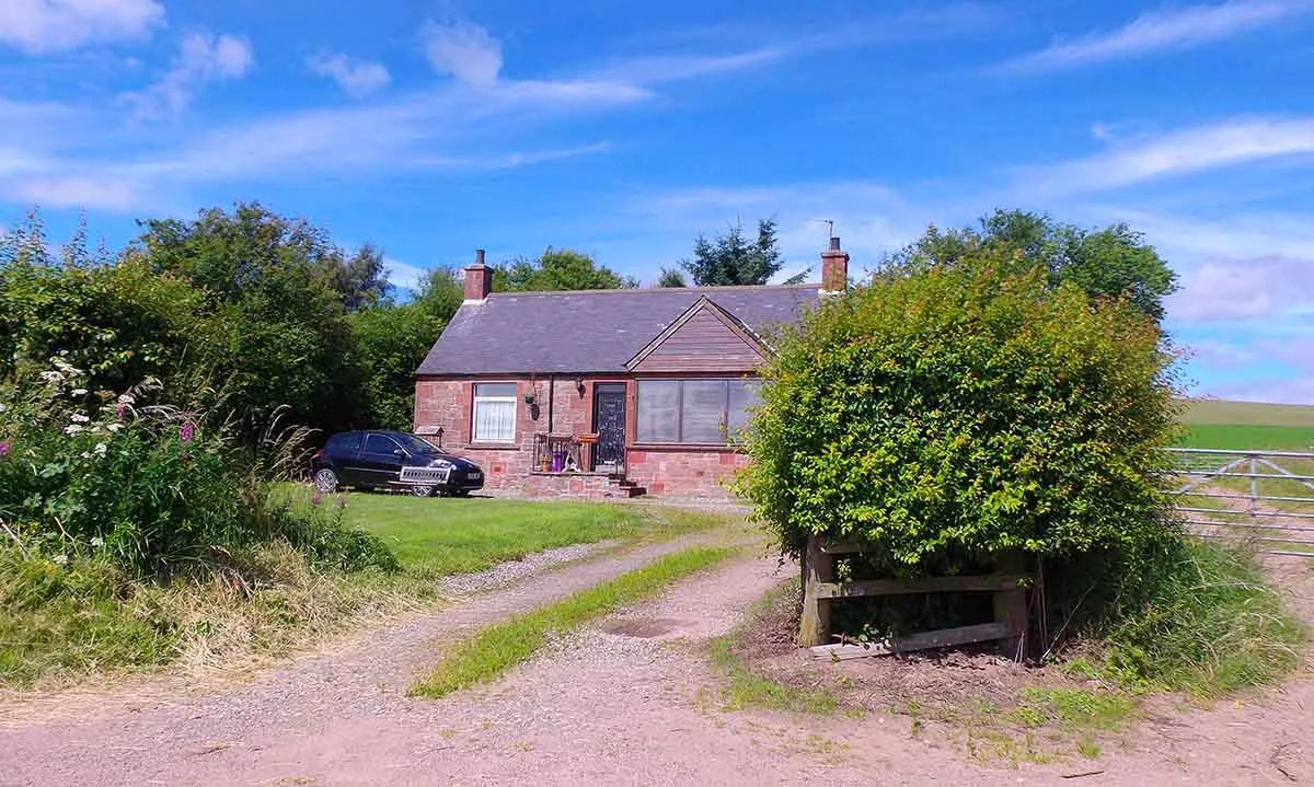 Photo of a cheap rural house in Scotland