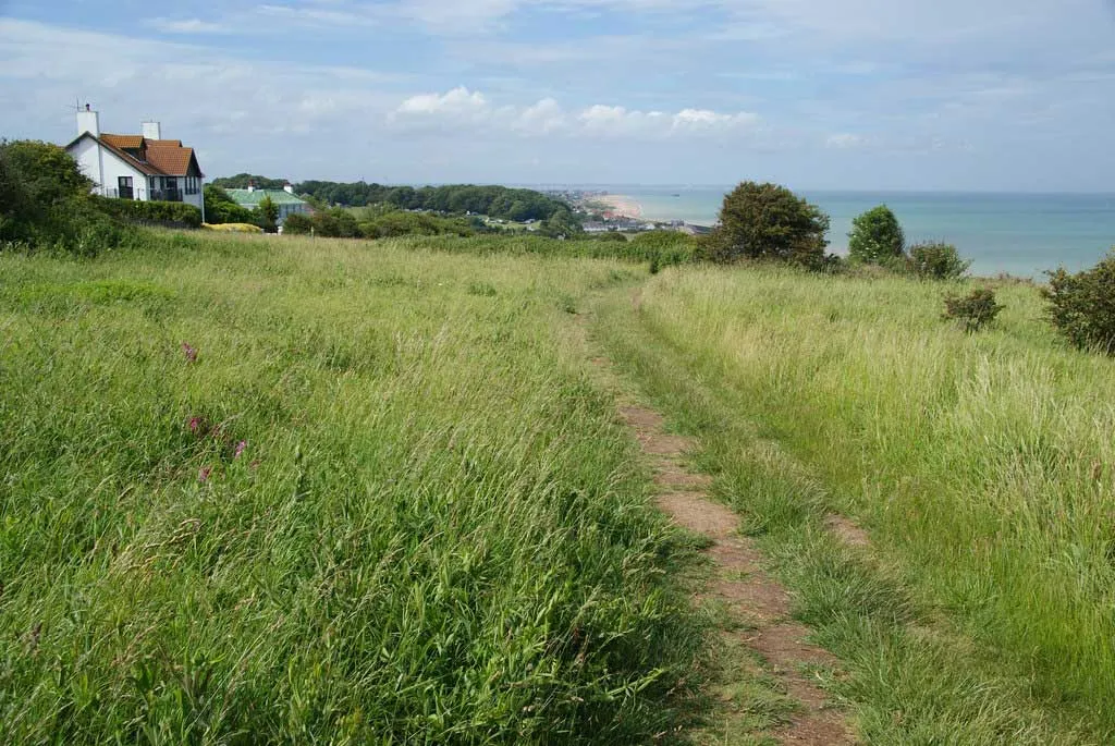 Photo of some coastal land for sale in Kent.