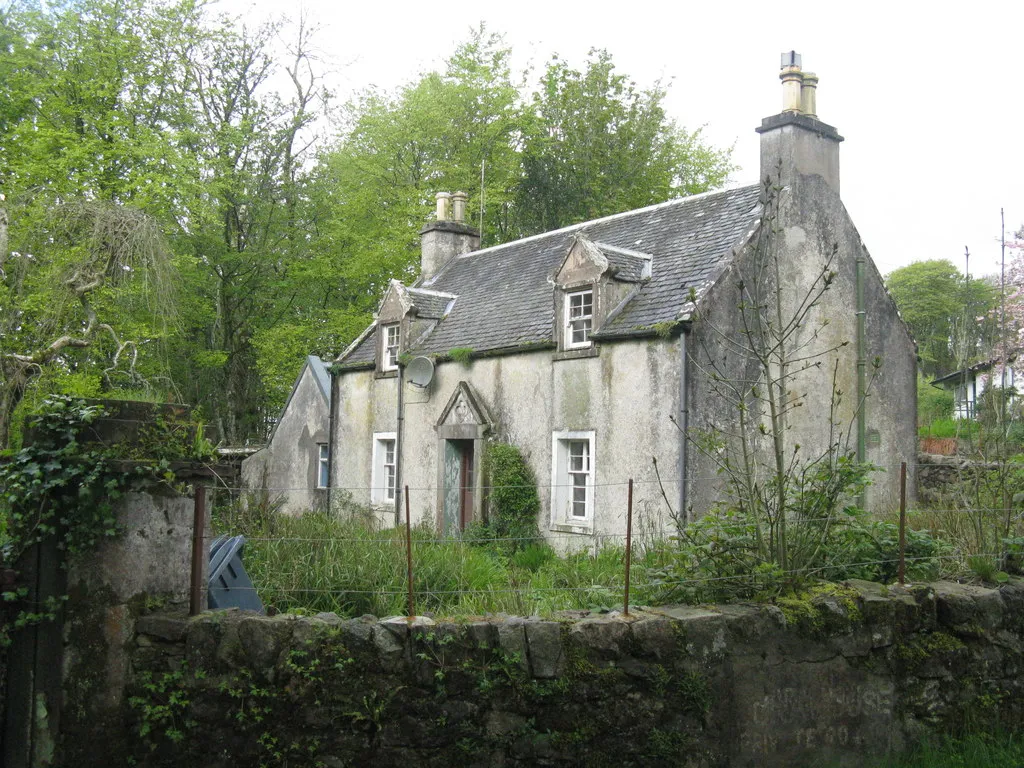 Picture of a derelict property in Scotland