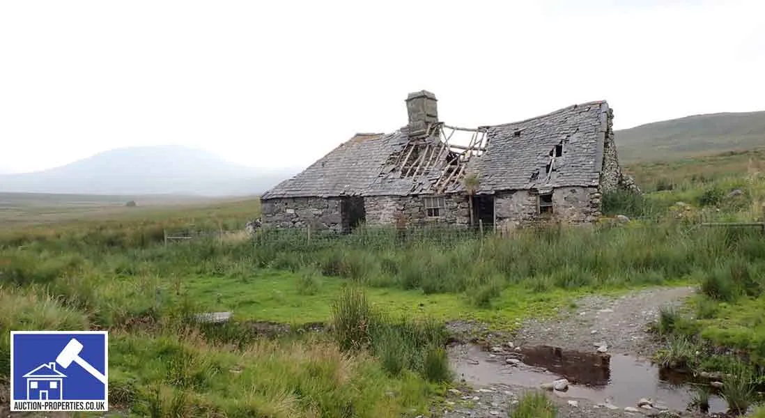 Photo of a derelict property in Wales