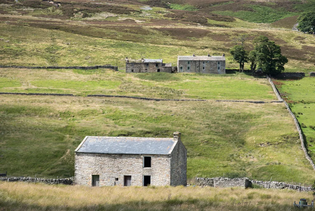 Photo of some empty houses for sale