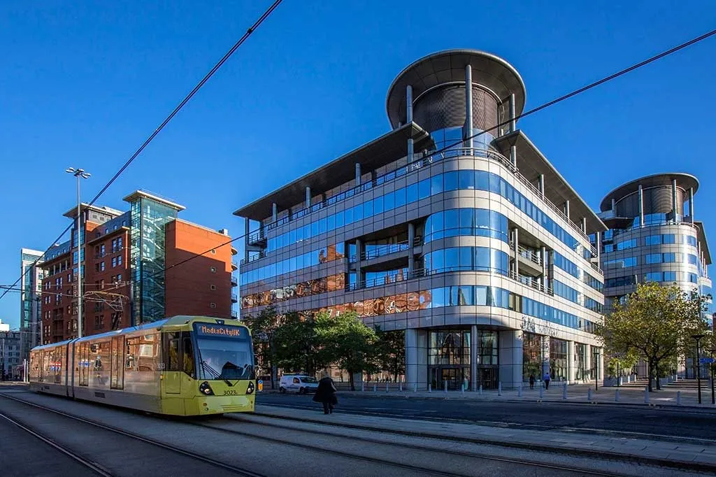 Photo of some expensive flats for sale in Manchester city center
