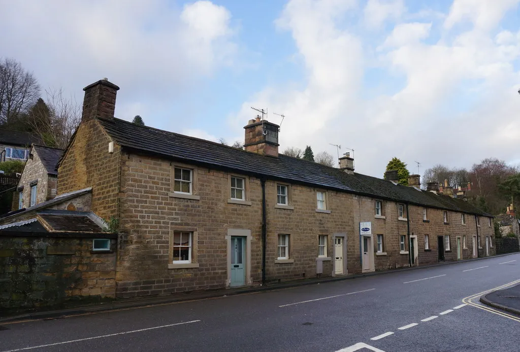 Photo of some grade 2 listed terraced stone houses