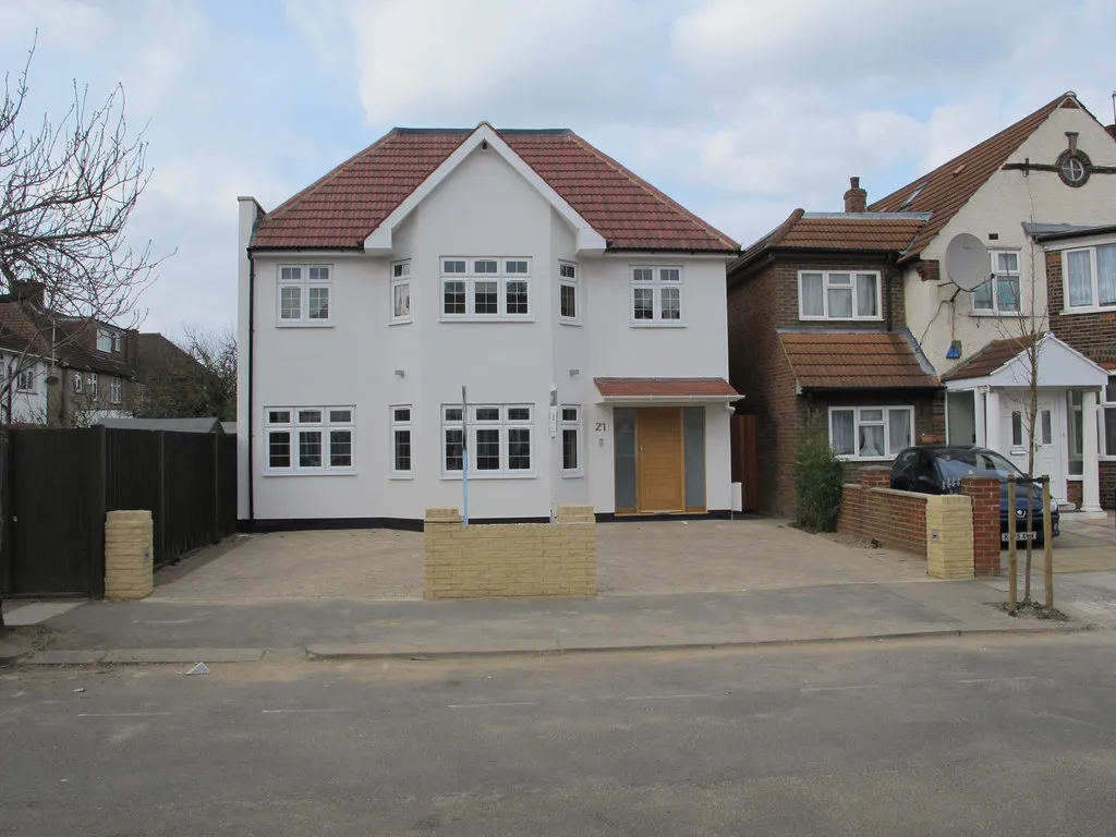 Photo of a house with a high quality extension