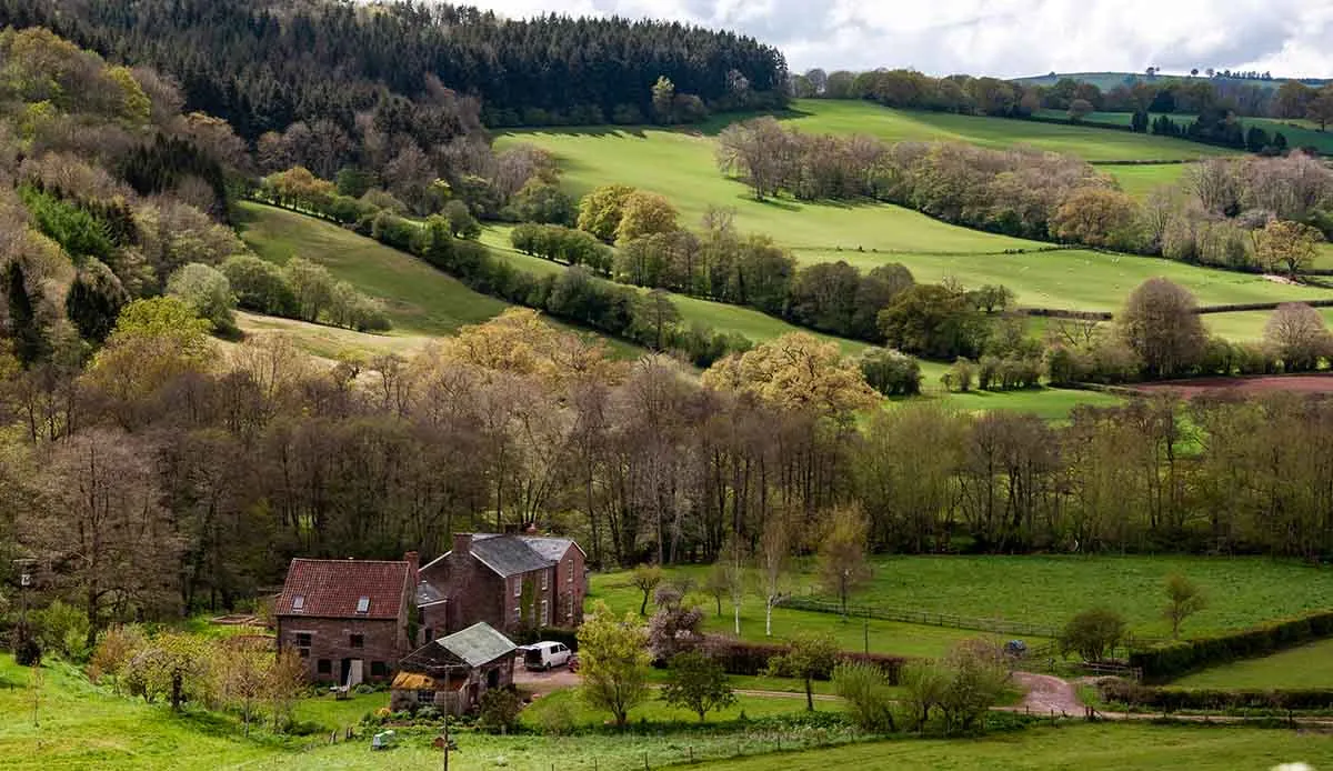 Photo of an idyllic rural cottage in Wales with land