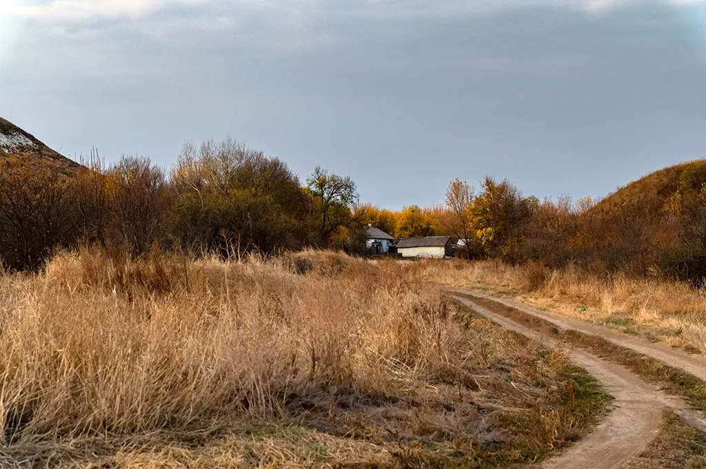 Photo of someone living off grid in the UK in a caravan