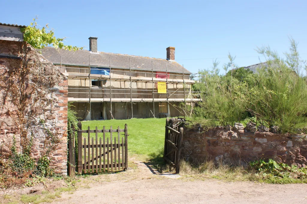A country cottage being renovated