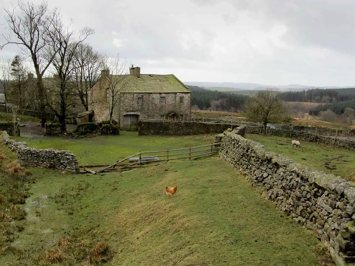 Photo of a rented small farm in England.