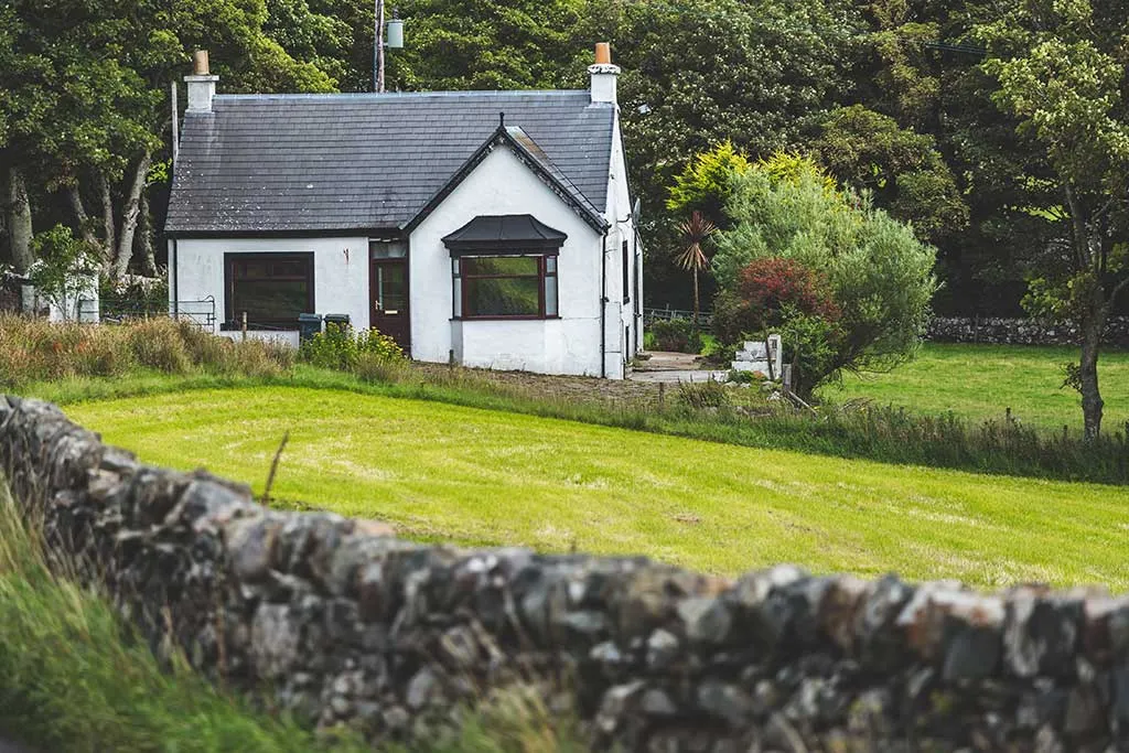 Photo of a rural cottage used as a rural retreat.