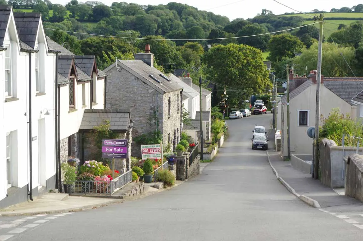 Photo of some semi rural properties in Wales