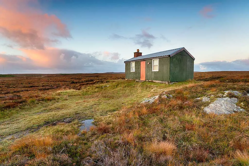 Smallholding for sale in Scotland with a building