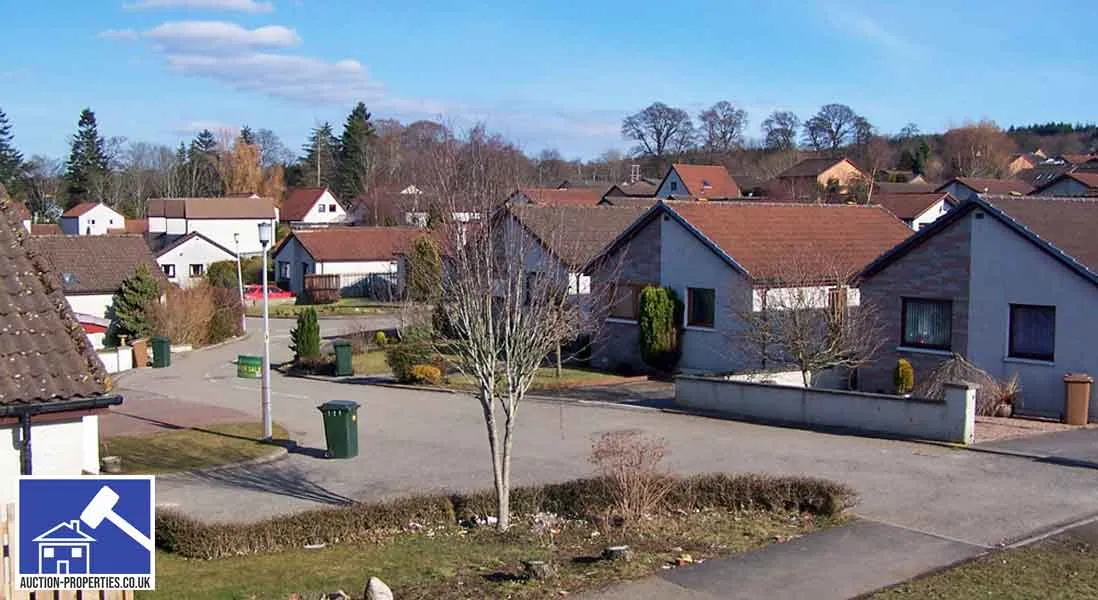Photo of some houses in the UK