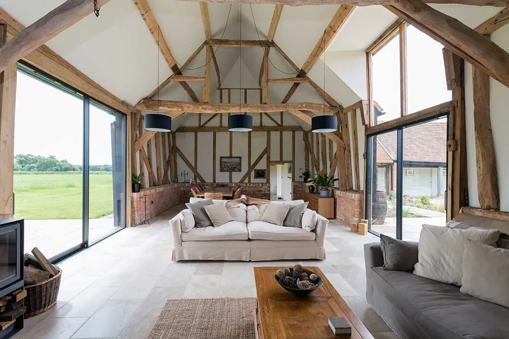 Photo of another unusual property in the UK, a converted farmers barn.