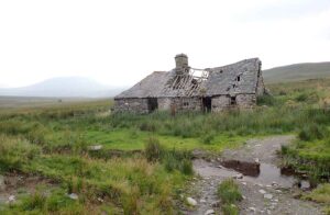 A photo of an abandoned house for sale in Wales