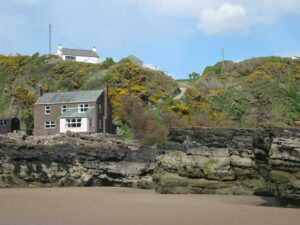Photo showing some of the cheapest seaside property in the UK