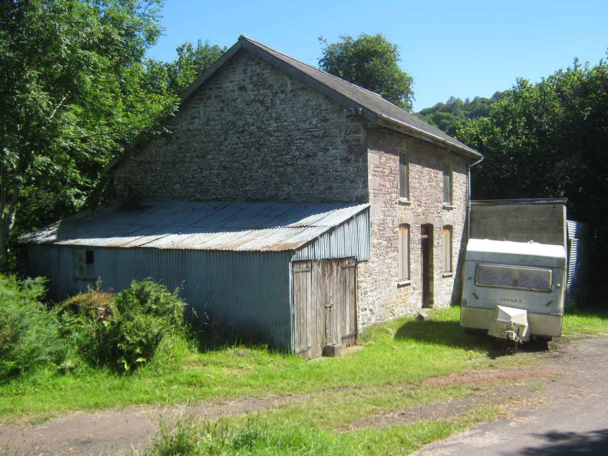 Photo of a derelict property for sale in Wales.