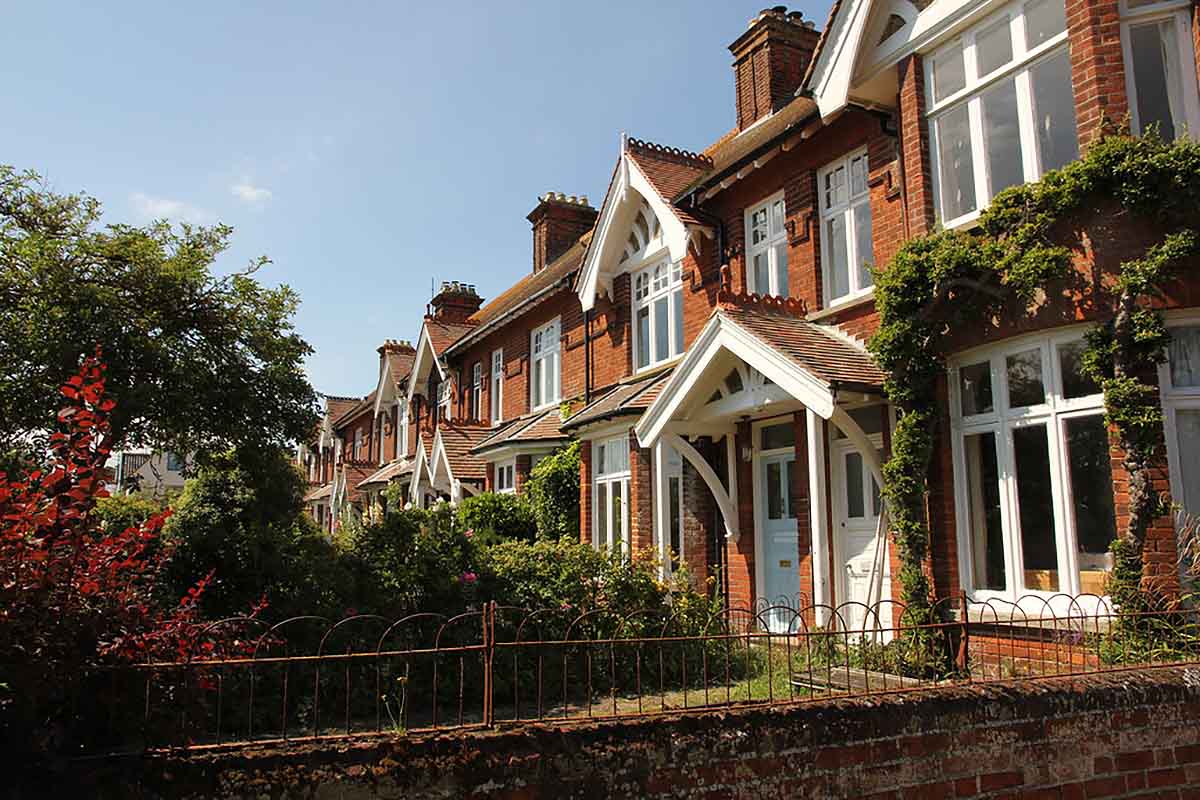 Image showing Edwardian houses in the UK