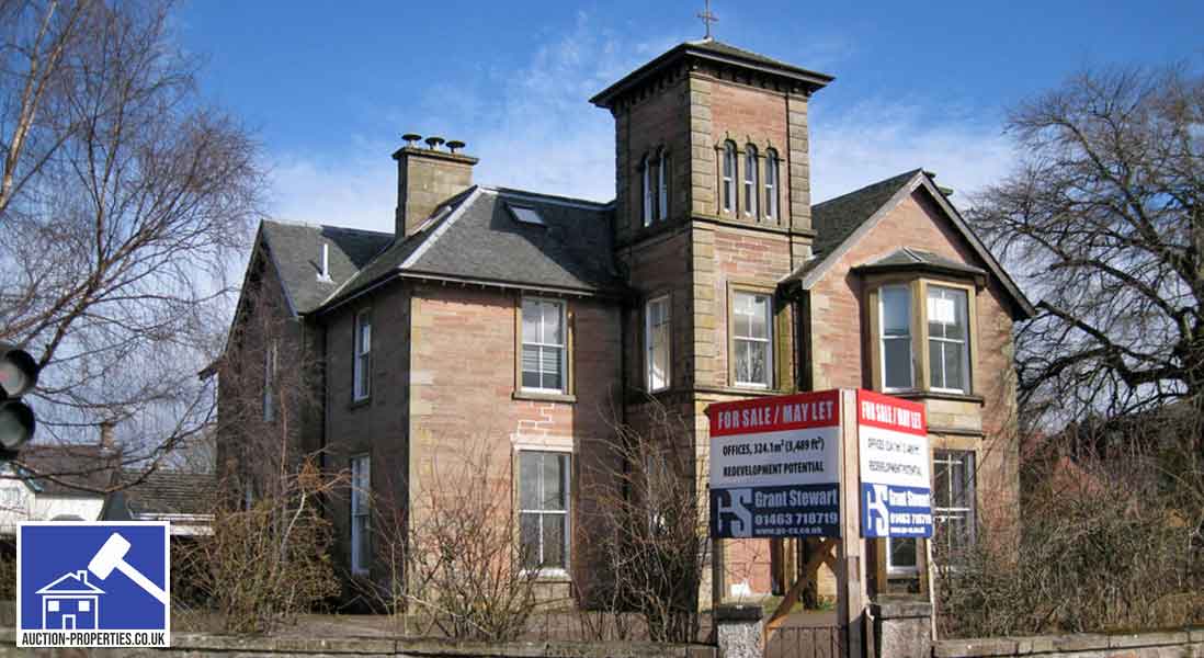 Photo of a large house for sale by auction in Inverness