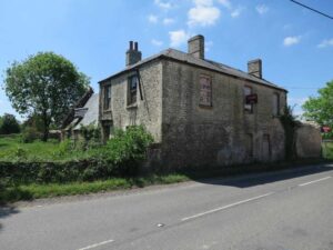 Image of a run-down house in England