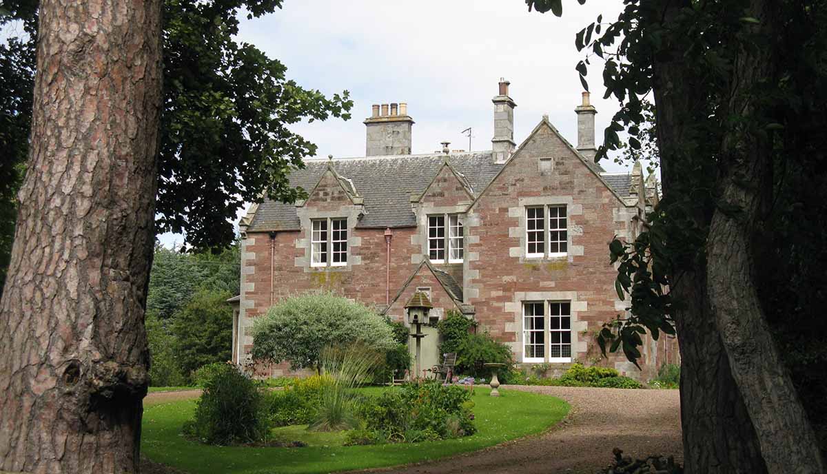 Example of one of the many sandstone houses in the UK